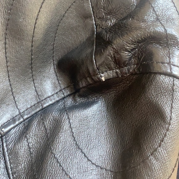 Genuine Leather Motorcycle Jacket - Picture 10 of 12